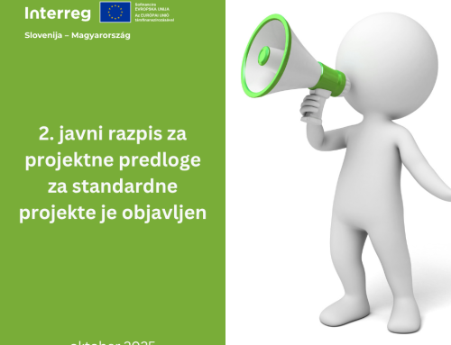 Obvestilo: Objava 2. javnega razpisa za zbiranje predlogov za standardne projekte in zaprtje Javnega razpisa za zbiranje predlogov