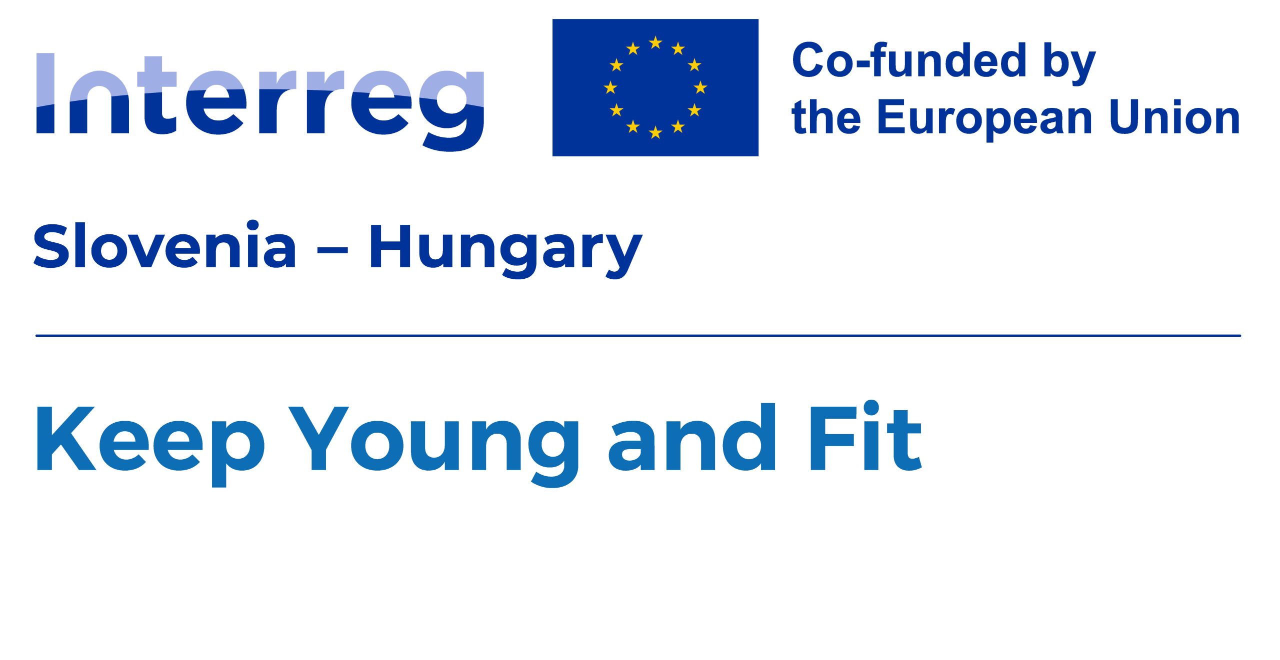 Keep Young and Fit Project logo Slovenia-Hungary_EN_color
