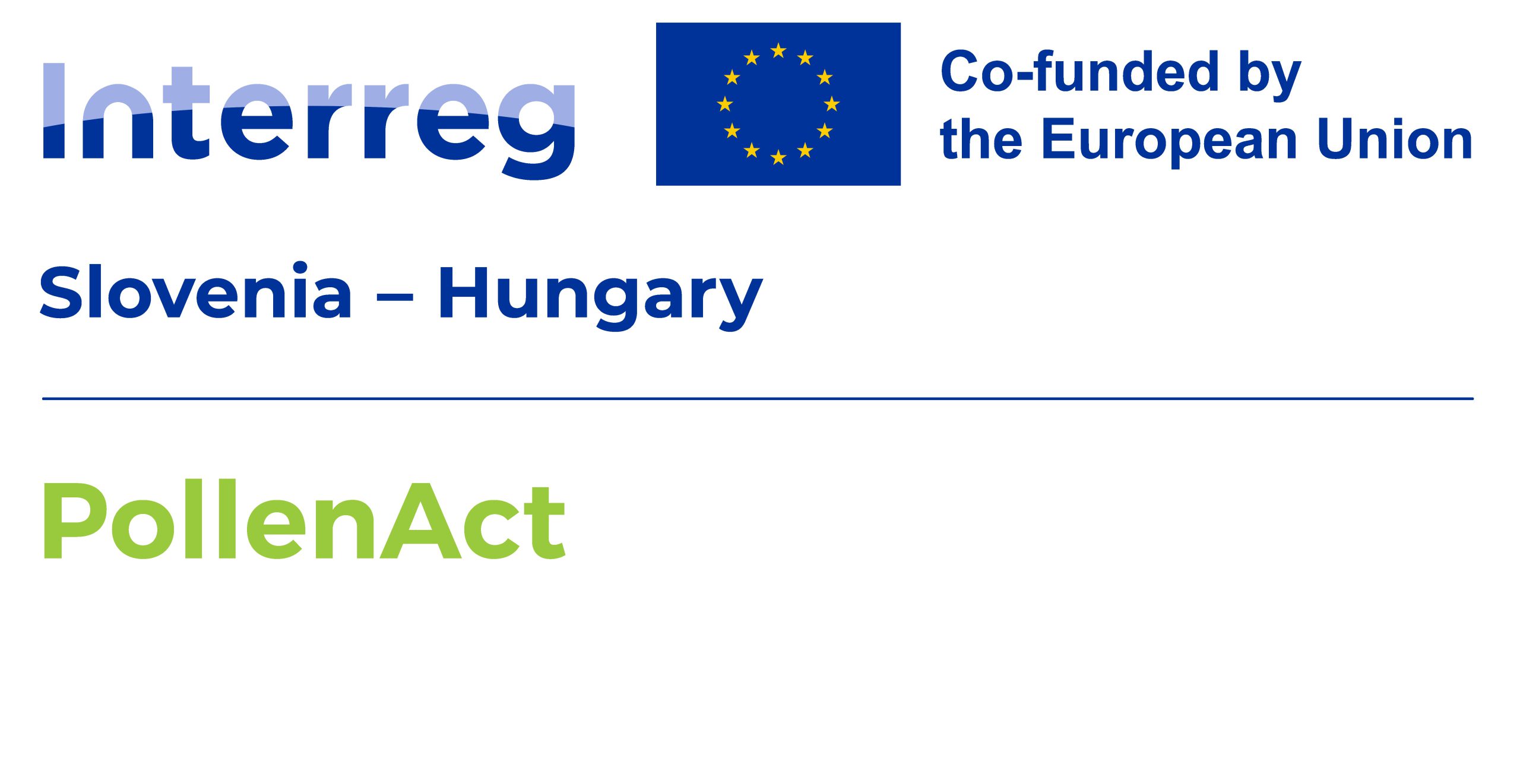 PollenAct Project logo Slovenia-Hungary_EN_color