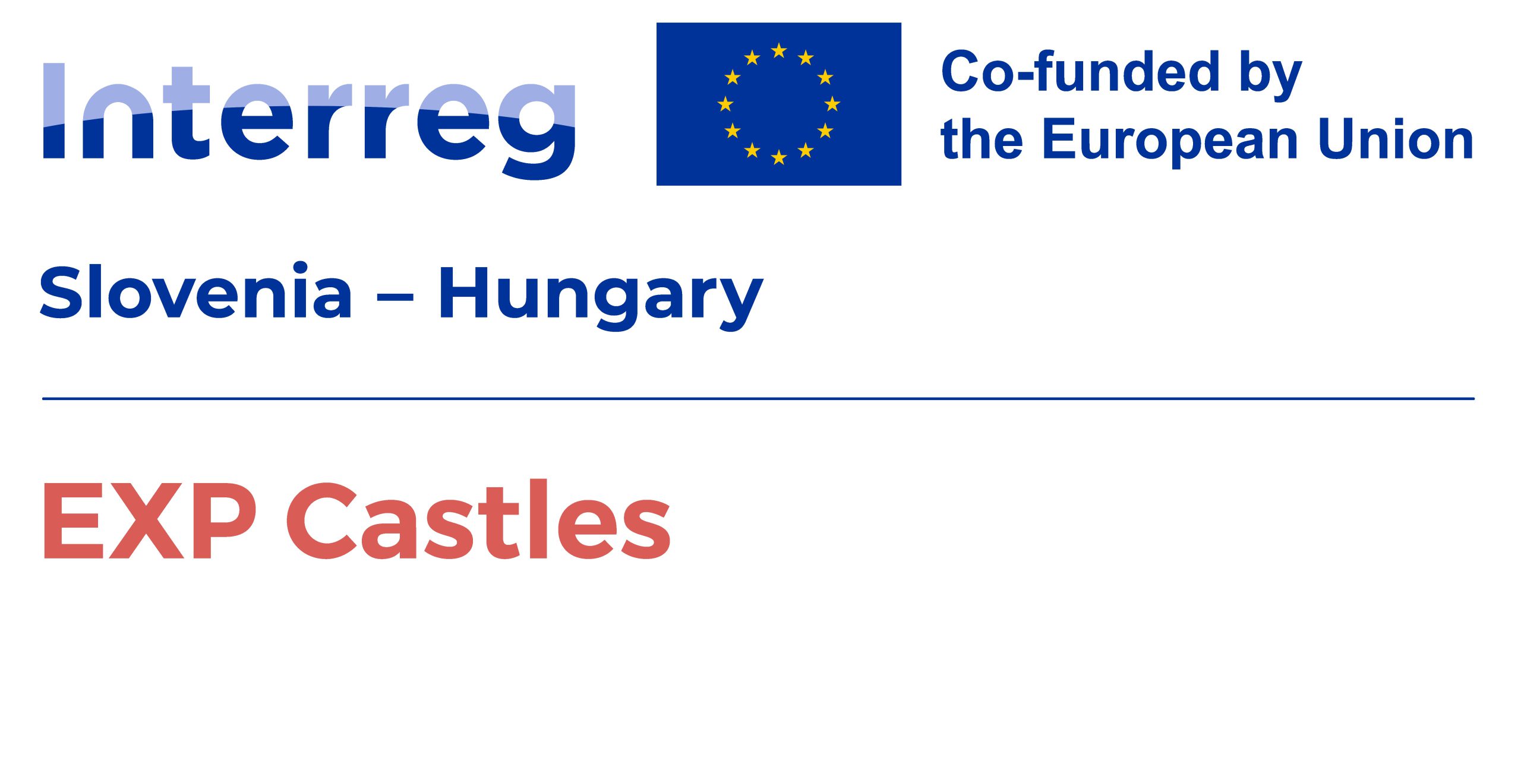 EXP Castles Project logo Slovenia-Hungary_EN_color