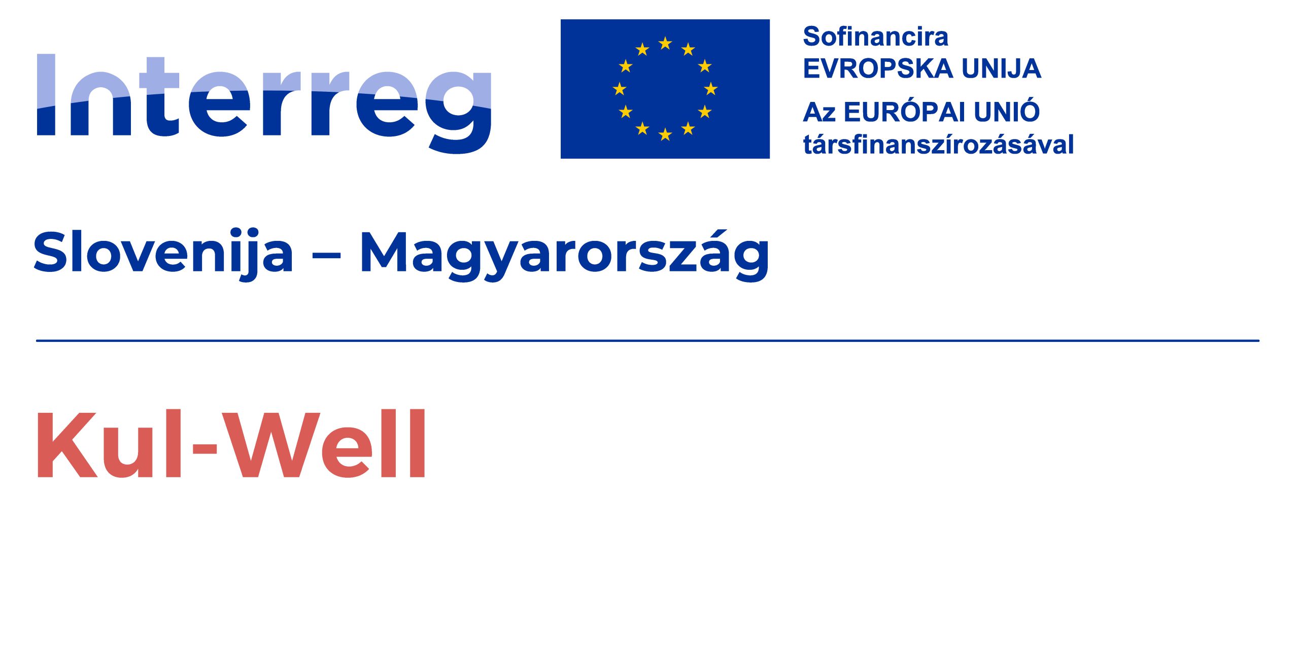 Kul-Well Project logo Slovenia-Hungary_bilingual_color