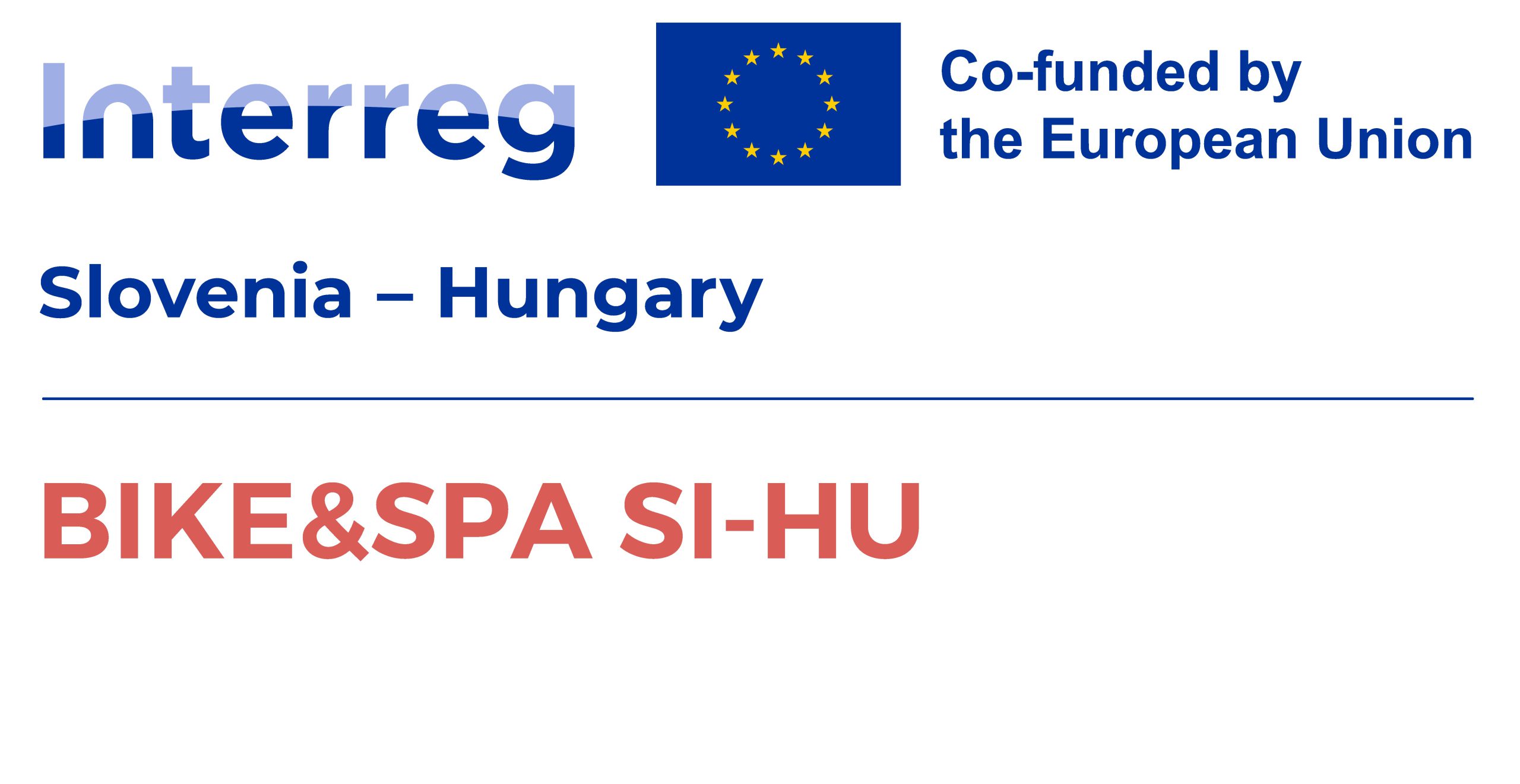 BIKE&SPA SI-HU Project logo Slovenia-Hungary_EN_color