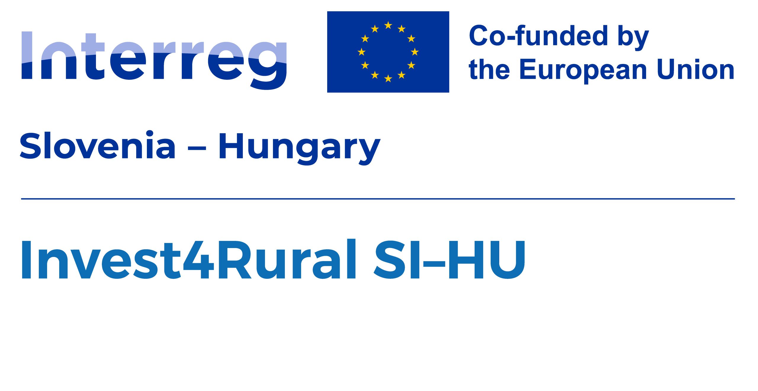 Invest4Rural SI–HU Project logo Slovenia-Hungary_EN_color